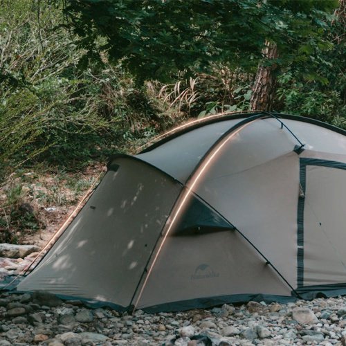 Палатка Naturehike 6976023925122 кемпинговая количество мест: 2 серый