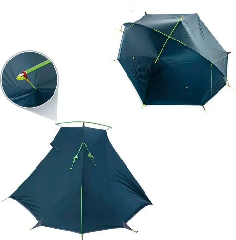 Палатка Naturehike 6927595716182 треккинговая количество мест: 2 синий