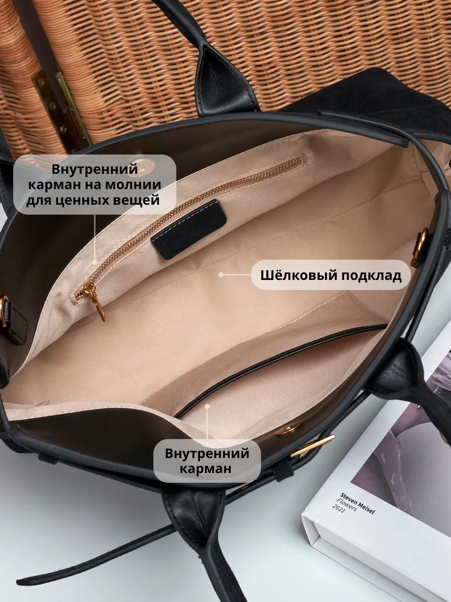 Мини-сумка MONTECLARE натуральная кожа черный купить,NaN