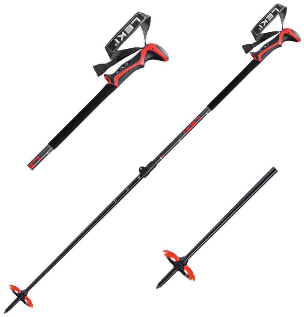 Палки для лыж LEKI Haute Route 2 65227401 110, 150 серый, красный