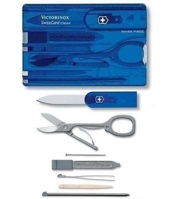 Карта швейцарская Victorinox SwissCard 0.7122.T2 синяя