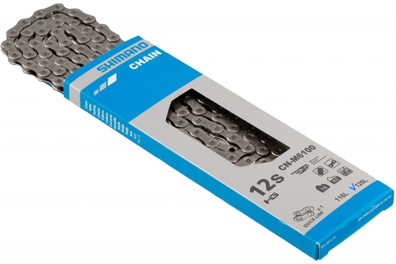 Цепь SHIMANO DEORE CN-M6100 12-скоростная с замком