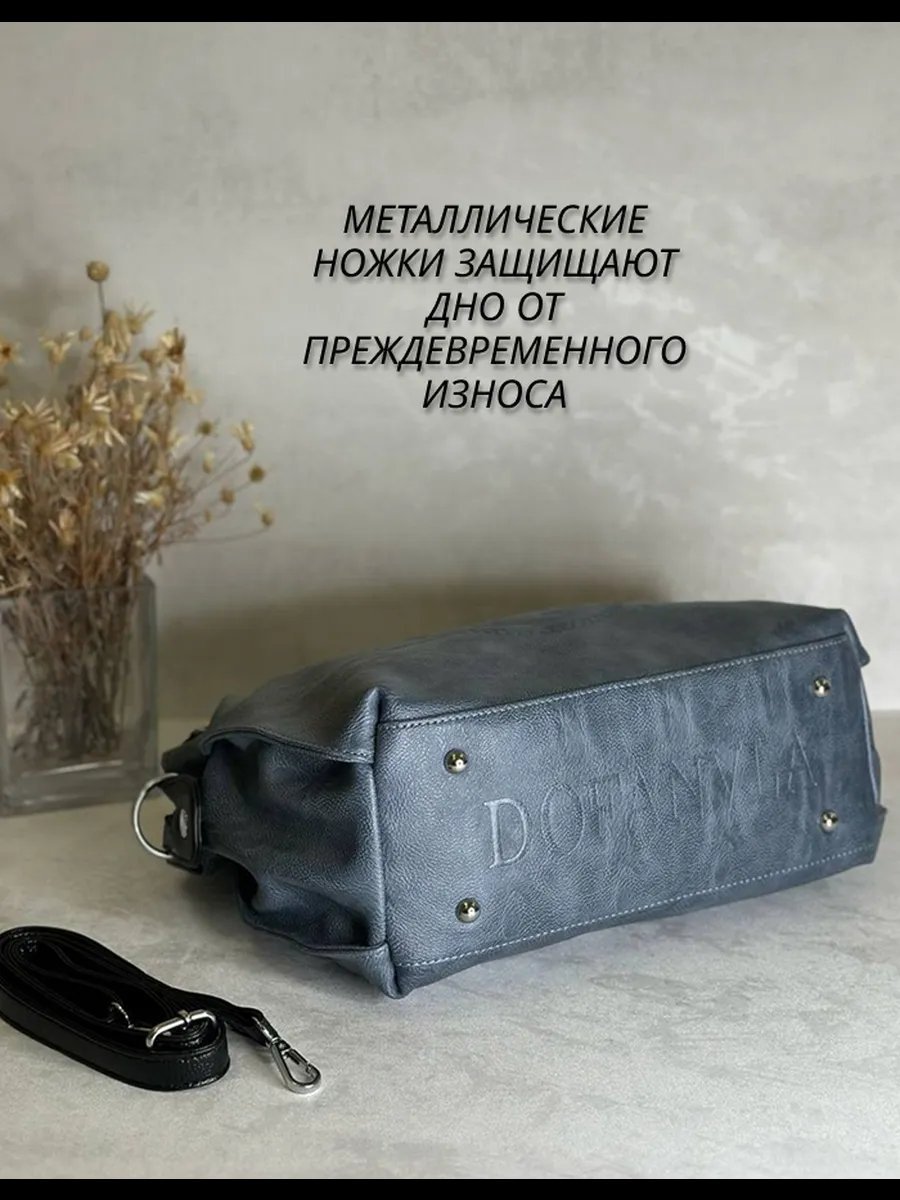 Мини-сумка Nasib экокожа голубой купить,NaN