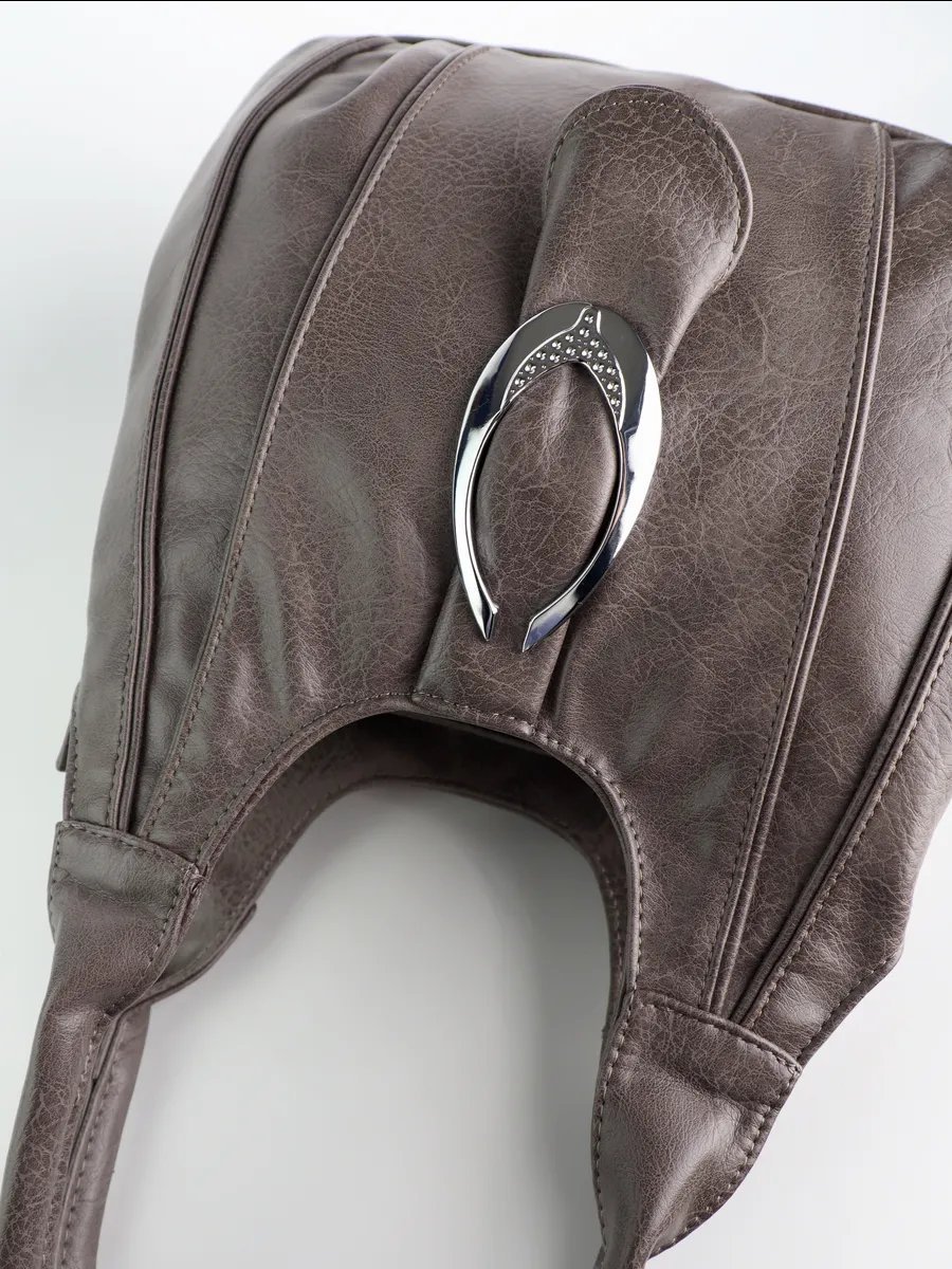 Сумка шоппер ICONIC BAGS искусственная кожа бежевый купить,NaN