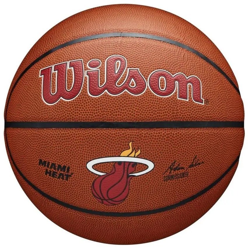 Мяч Wilson NBA Team Alliance Miami Heat WTB3100XBMIA для баскетбола размер 7