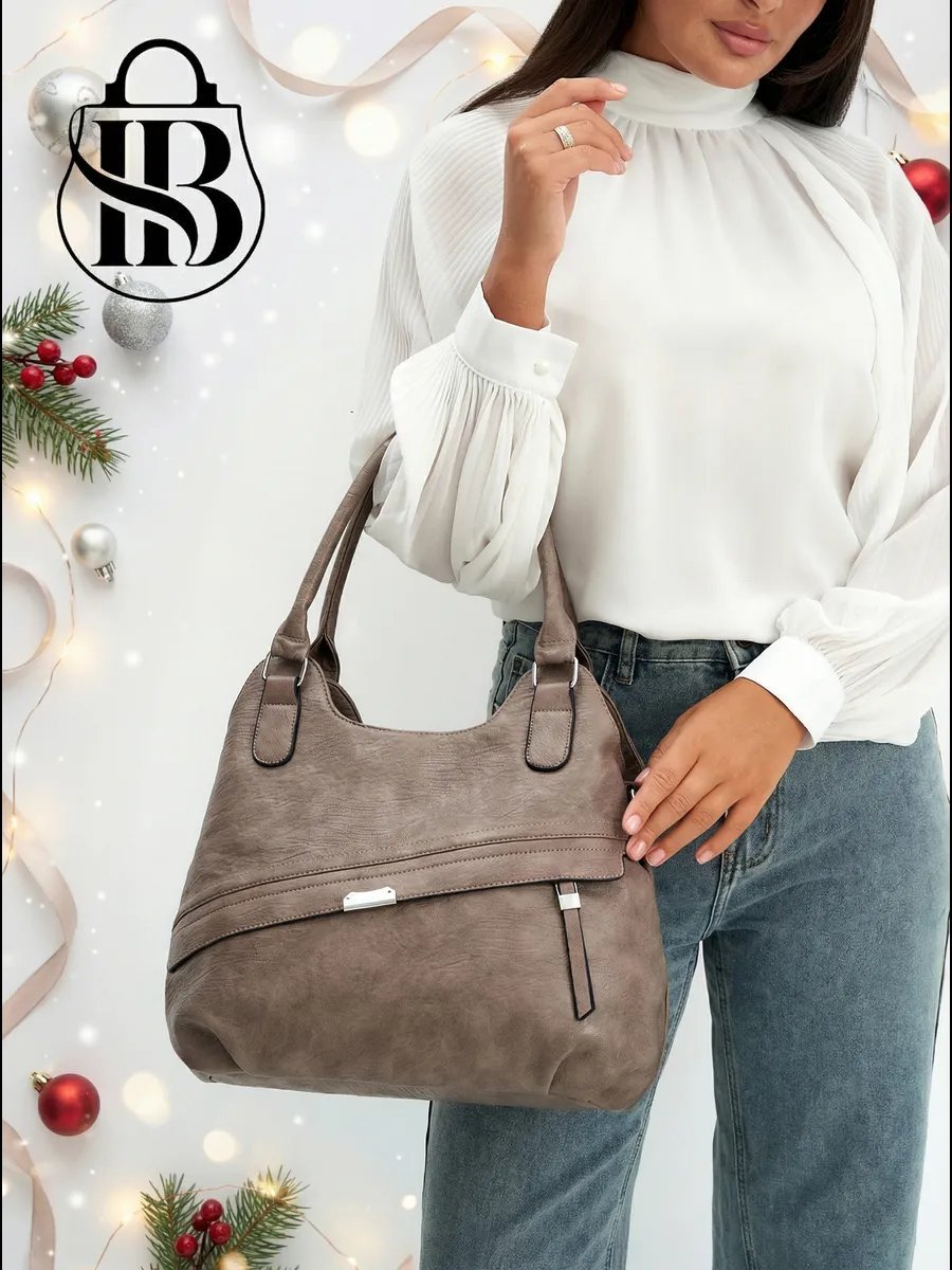 Сумка шоппер ICONIC BAGS искусственная кожа зеленый