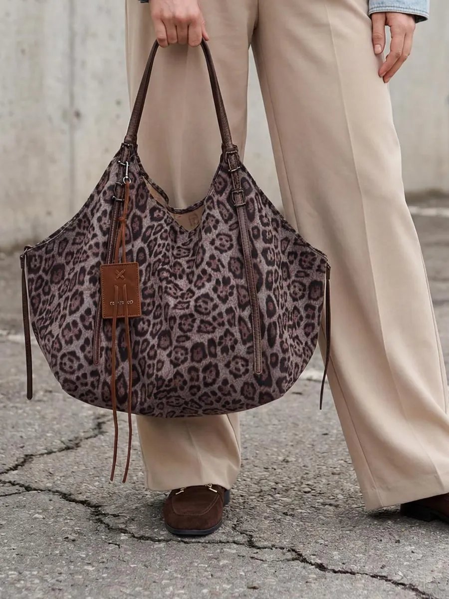 Сумка шоппер PIXI BAGS текстиль коричневый