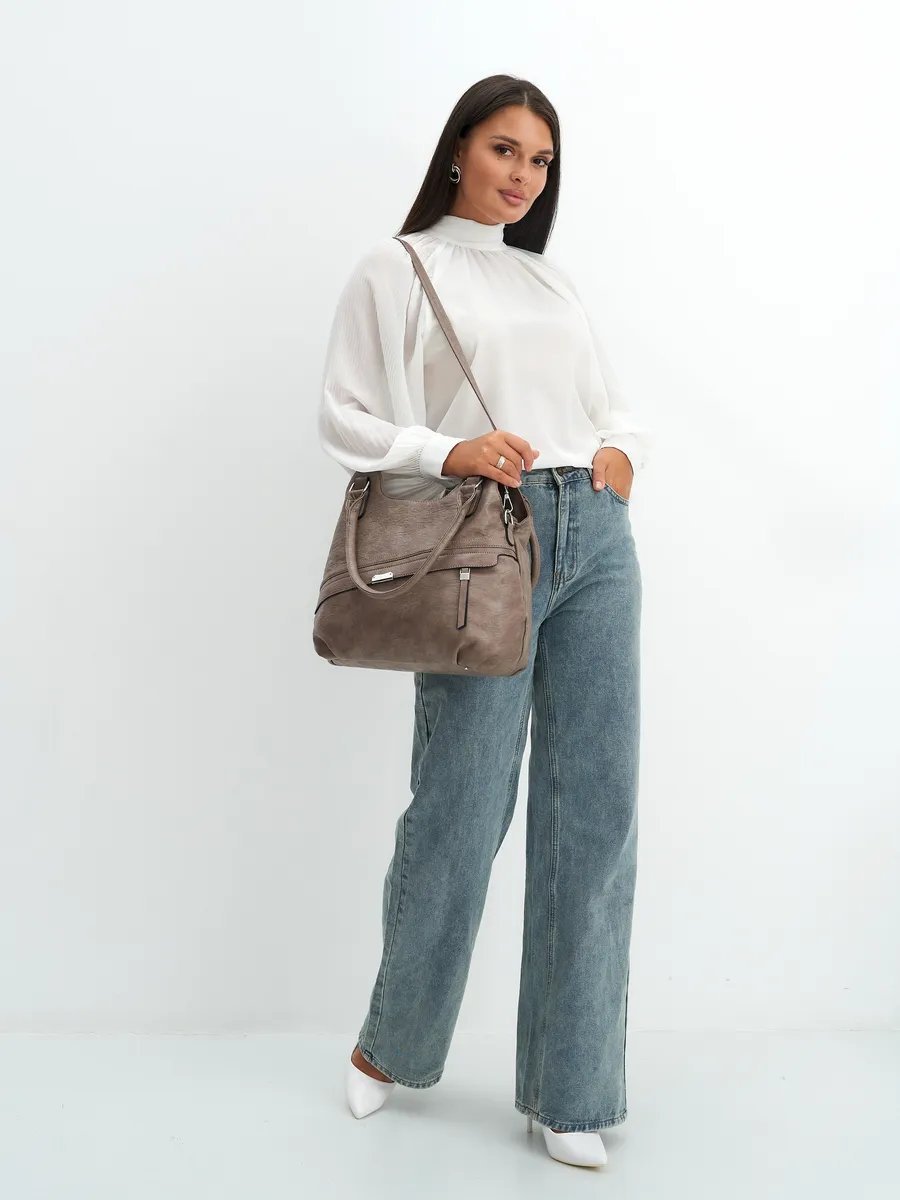 Сумка шоппер ICONIC BAGS искусственная кожа зеленый