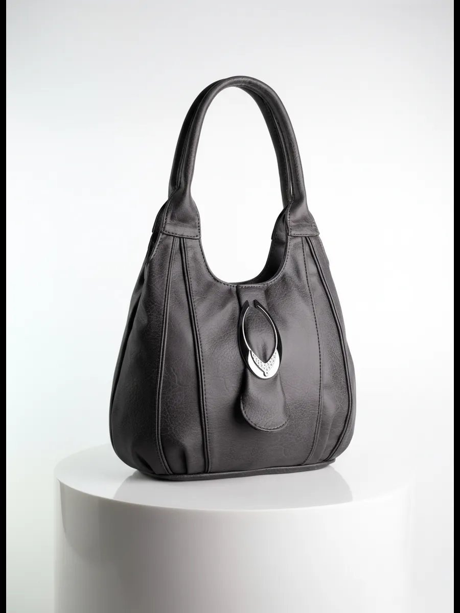 Сумка шоппер ICONIC BAGS искусственная кожа серый купить,NaN