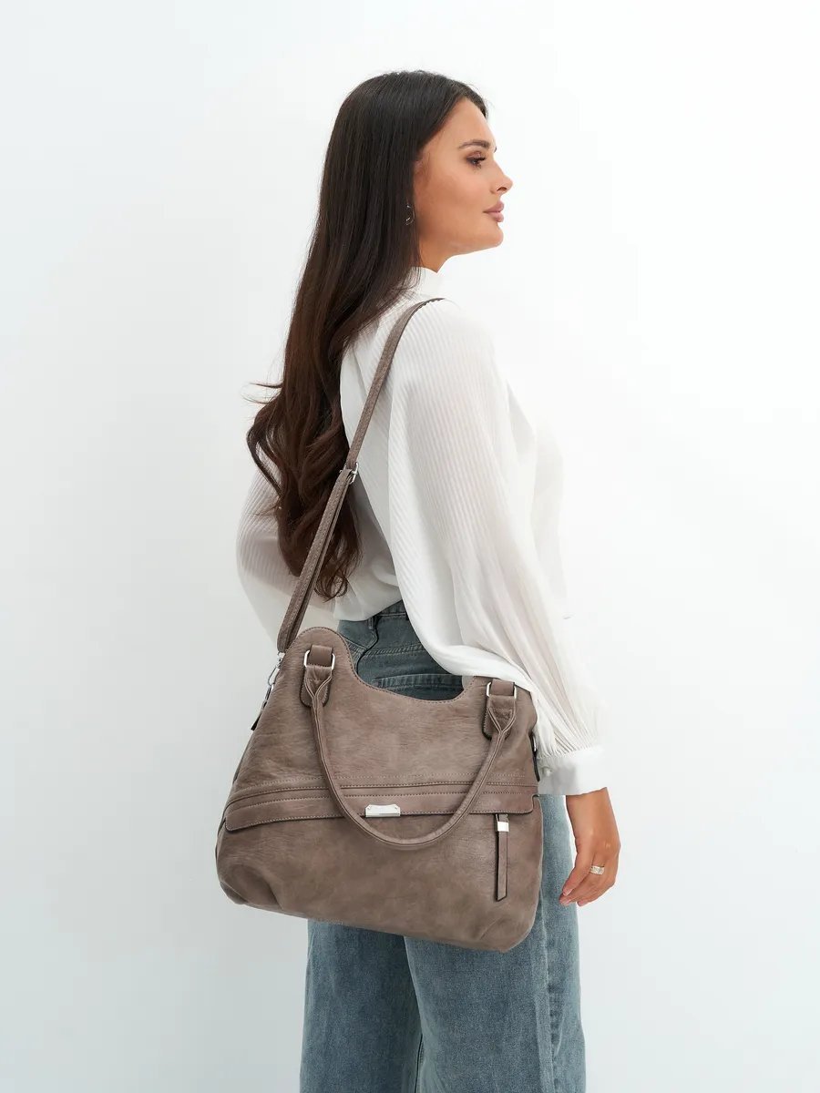 Сумка шоппер ICONIC BAGS искусственная кожа зеленый