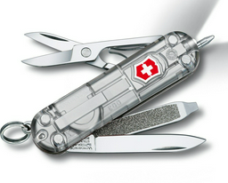 Нож швейцарский Victorinox Signature Lite SilverTech 0.6226.T7 прозрачный