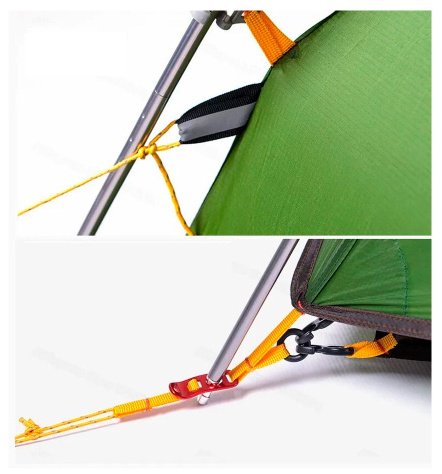 Палатка Naturehike 6927595712627 треккинговая количество мест: 2 зеленый