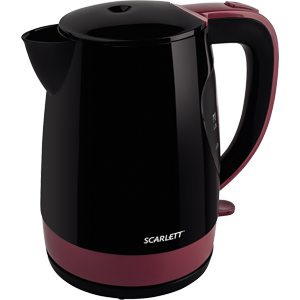 Электрочайник Scarlett SC-EK18P26 1.7л черно-красный купить,NaN