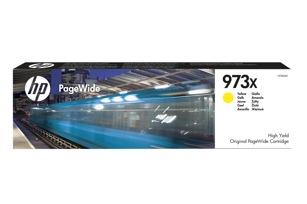 Картридж HP F6T83AE желтый