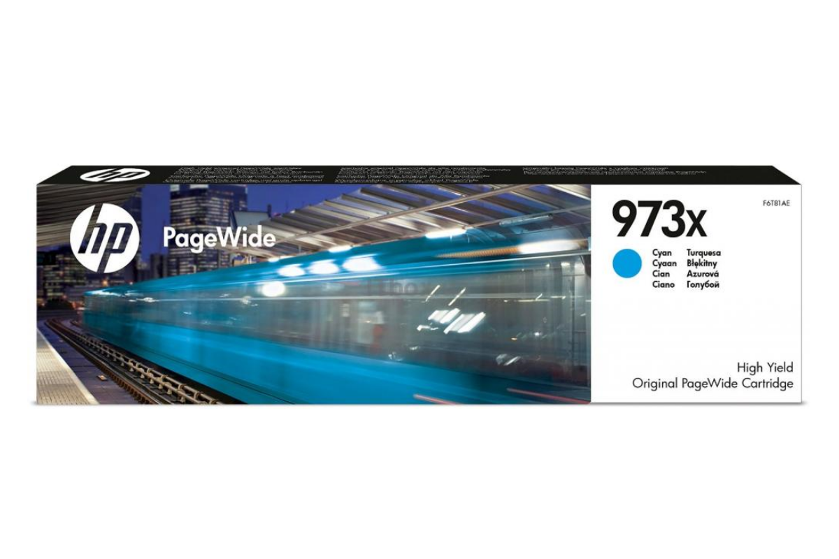 Картридж HP F6T81AE голубой