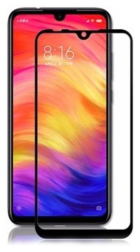 Стекло для Xiaomi Redmi Note 7 OEM 10D черный