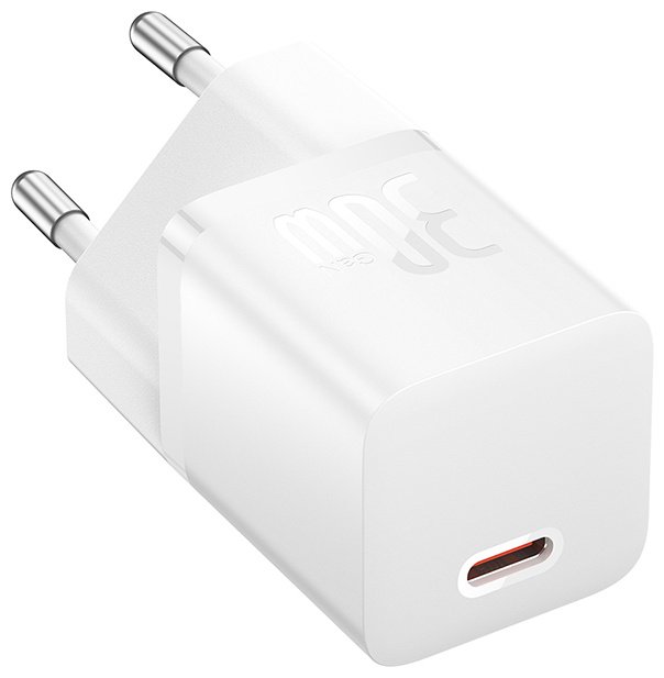 Зарядное устройство Baseus GaN5 (mini) 1C 30W + Кабель USB Type-C белый