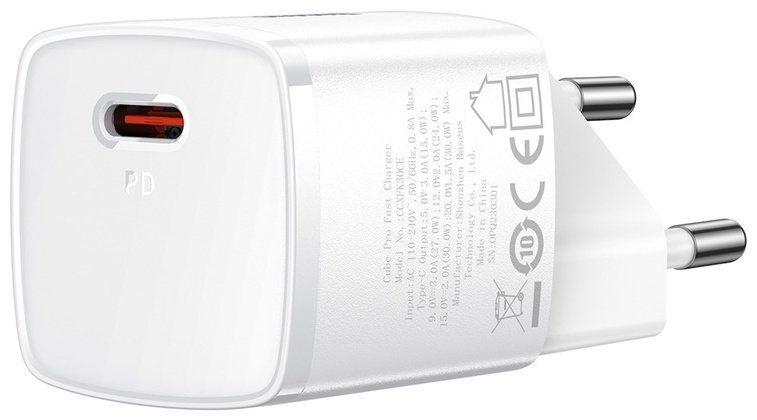 Зарядное устройство Baseus Cube Pro GaN5 1C 30W белый