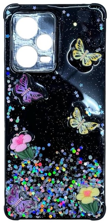 Чехол для Xiaomi Redmi Note 12 Pro 5G черный купить,1570