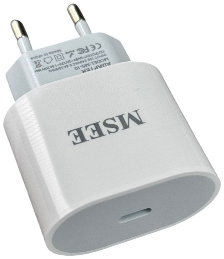 Зарядное устройство MSEE MS -10 USB Type-C 15 Вт белый