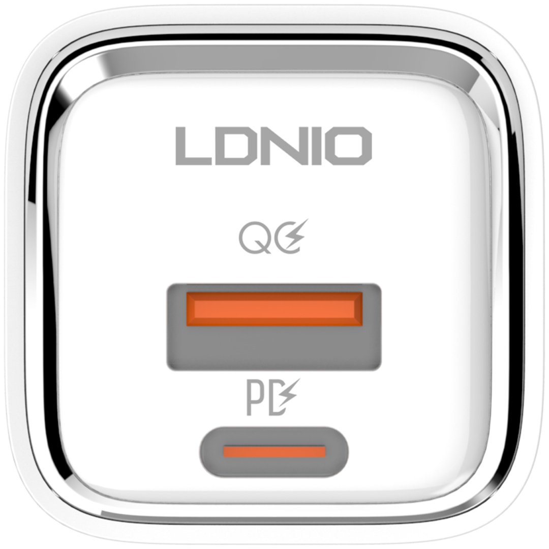 Зарядное устройство LDNIO A2317C Lightning, USB белый