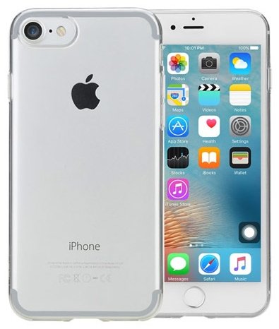 Чехол X-Fitted для Apple iPhone 7, iPhone 8, iPhone SE (2020) прозрачный купить,989