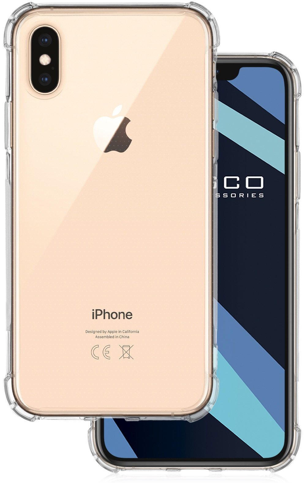 Чехол G-Case для Apple iPhone Xs прозрачный купить,962