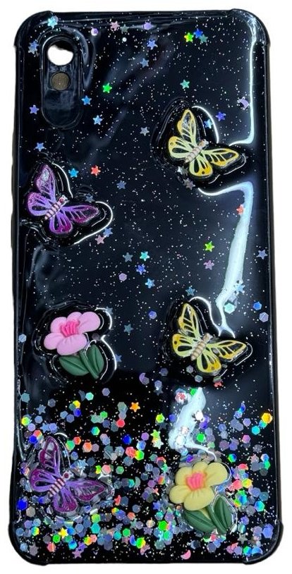 Чехол для Xiaomi Redmi 9a черный купить,1570