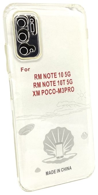 Чехол Saiboro для Xiaomi Redmi Note 10 прозрачный купить,975