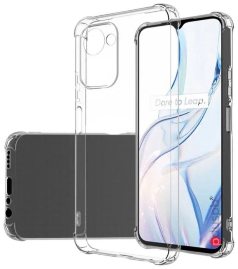 Чехол для Realme C30, C30s прозрачный - ForteMarket Чехол для Realme C30, C30s прозрачный купить,293