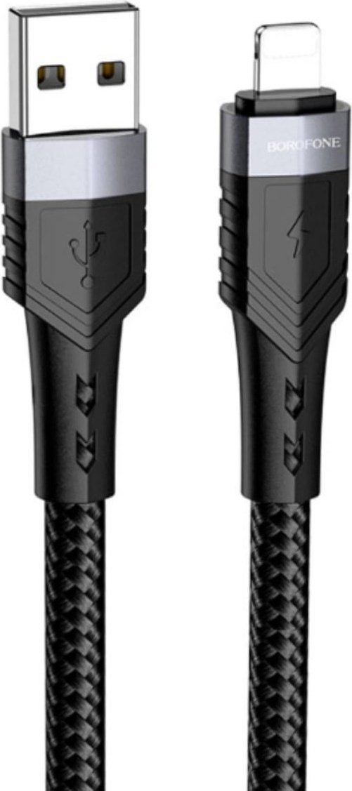 Кабель Borofone USB 2.0 (M), Lightning (M), 1.2 м, BU35 черный купить,2828