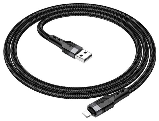 Кабель Borofone USB 2.0 (M), Lightning (M), 1.2 м, BU35 черный купить,2828
