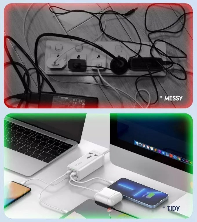 Зарядное устройство LDNIO SC1418 EU белый