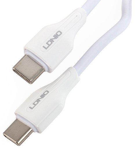 Кабель LDNIO USB TypeC (M), 1 м, LC121C белый купить,1389