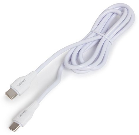 Кабель LDNIO USB TypeC (M), 1 м, LC121C белый купить,1389