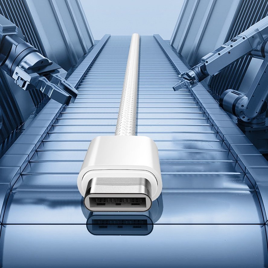 Кабель LDNIO USB TypeC (M), 1 м, LC901C 65W белый купить,1070