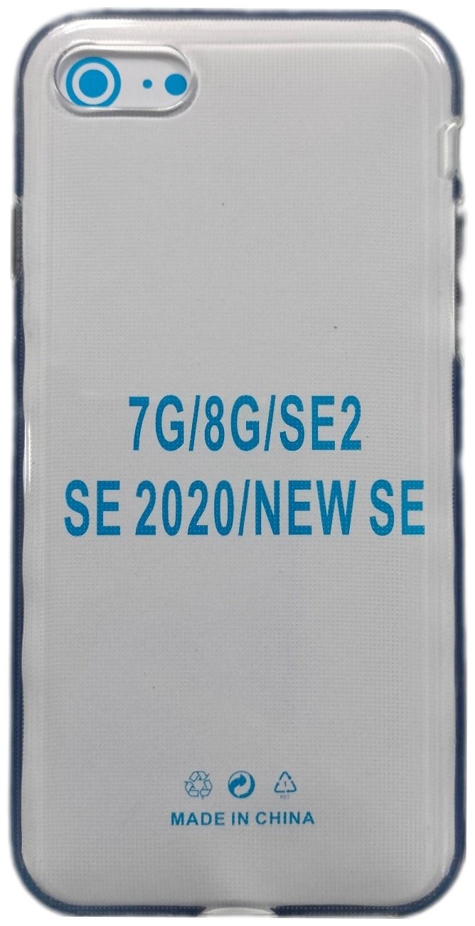 Чехол для Apple iPhone 7, iPhone 8, iPhone SE (2020) прозрачный купить,976