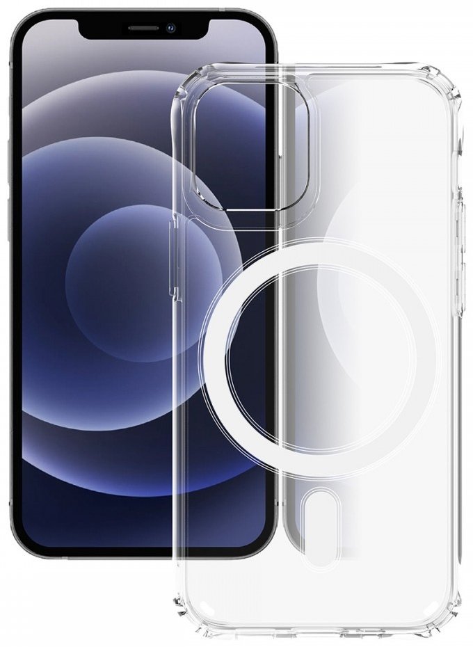 Чехол QLIFE для Apple iPhone 12, iPhone 12 Pro прозрачный - ForteMarket Чехол QLIFE для Apple iPhone 12, iPhone 12 Pro прозрачный купить,900