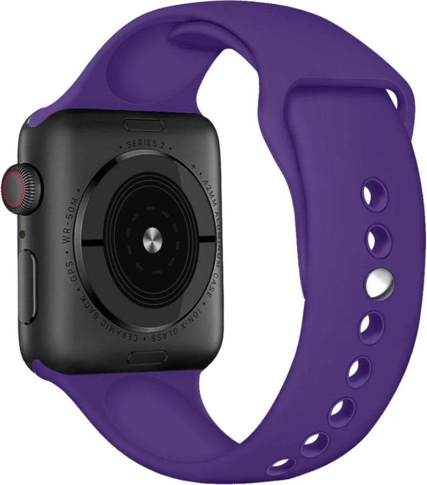 Ремешок для Apple Watch Series 4, Watch Series 5, Watch Series 6, Watch SE, Watch SE 2nd Gen фиолетовый