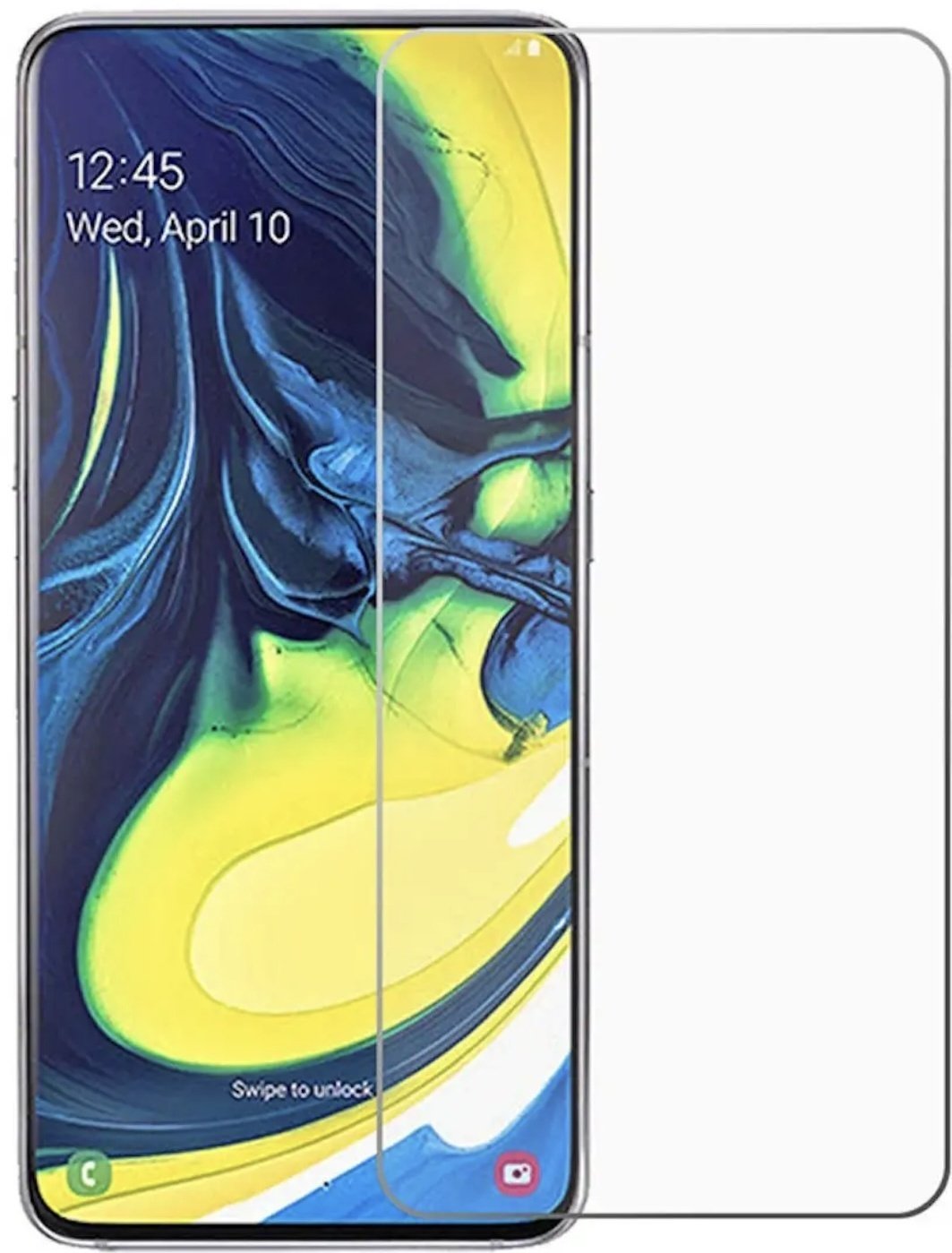 Стекло A-case для Samsung Galaxy A80 купить,809