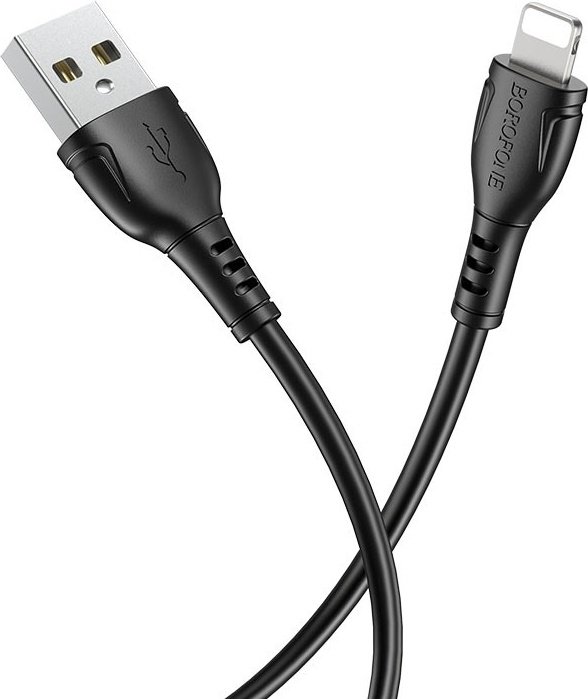 Кабель Borofone USB 2.0 (M), Lightning (M), 1 м, черный купить,634