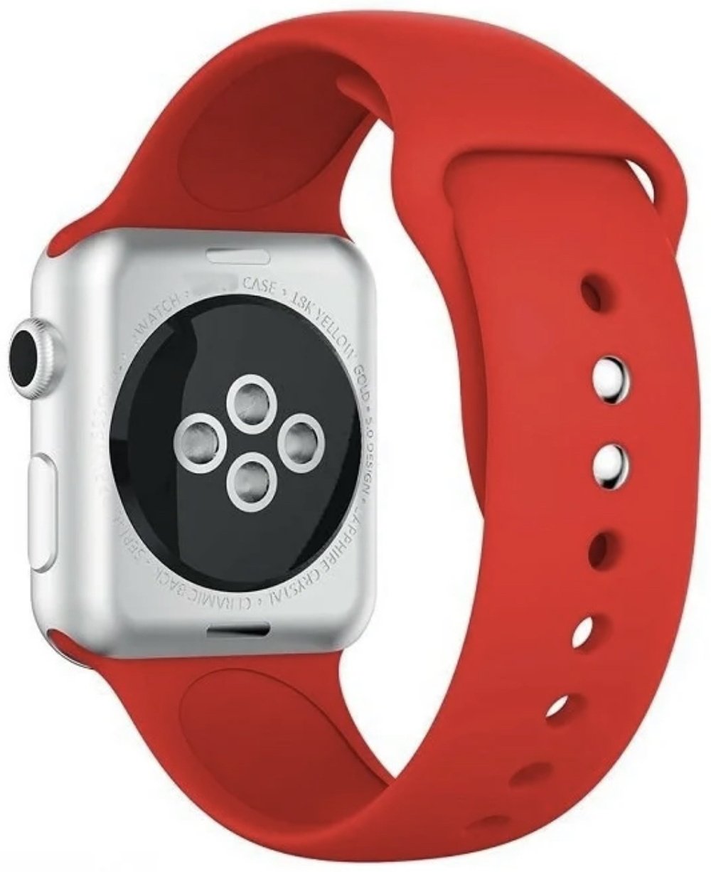 Ремешок для Apple Watch Series 7 красный