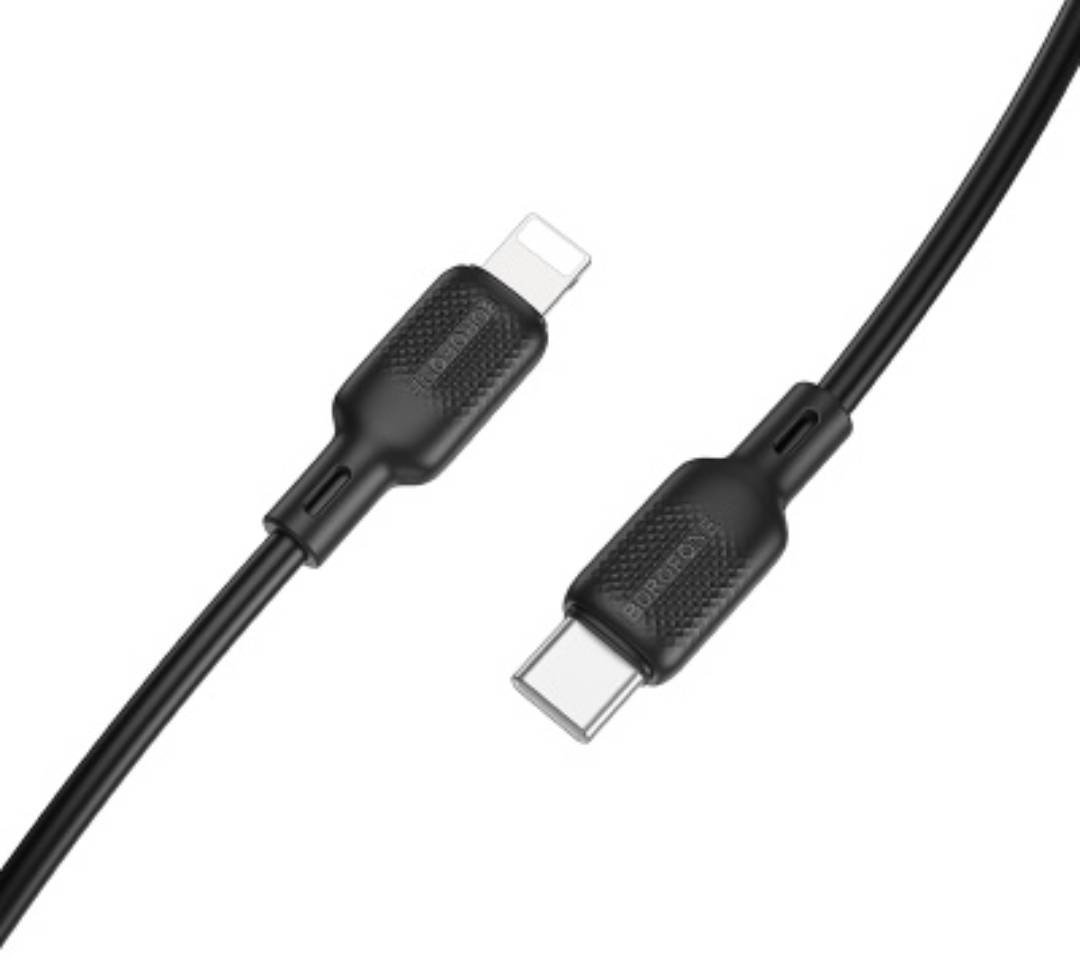 Кабель Borofone USB TypeC (M), Lightning, 1 м, BX113 черный купить,2571