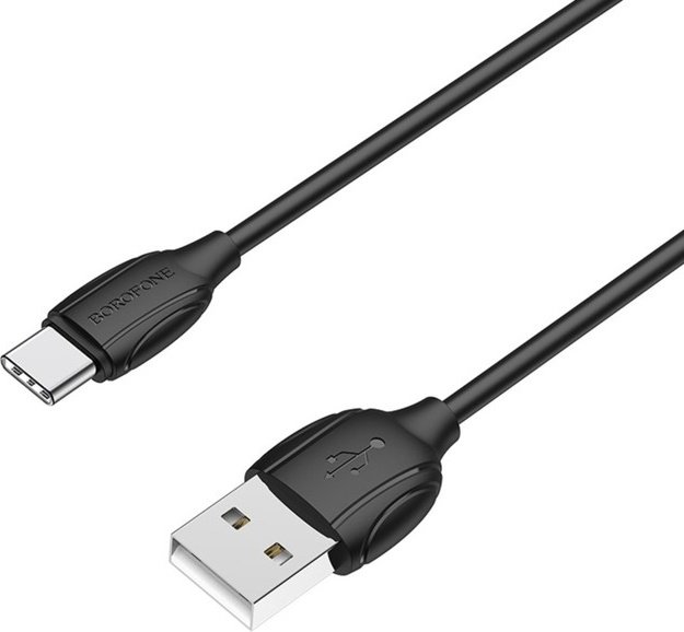 Кабель Borofone USB TypeC (F), 1 м, 6247248 черный купить,1571