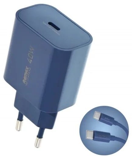Зарядное устройство Remax ca10 USB Type-C 40 Вт синий купить,9989