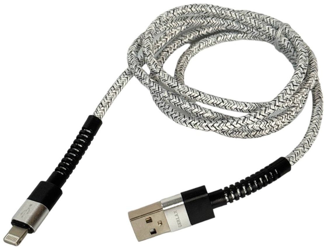 Кабель GERLAX USB 2.0 (F), Lightning, 1 м, L6L белый купить,982