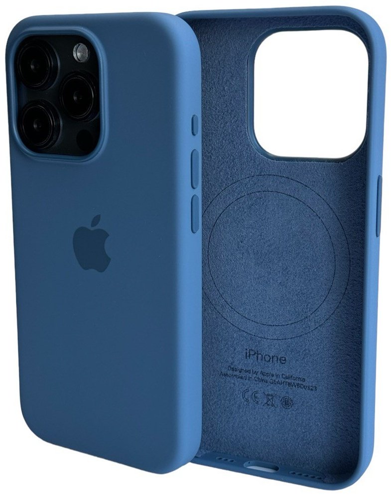 Чехол для Apple iPhone 13 Pro Max синий купить,8060