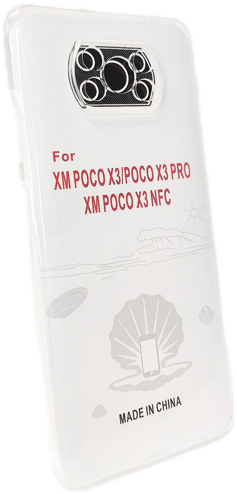 Чехол Saiboro для POCO X3 Pro прозрачный купить,1170