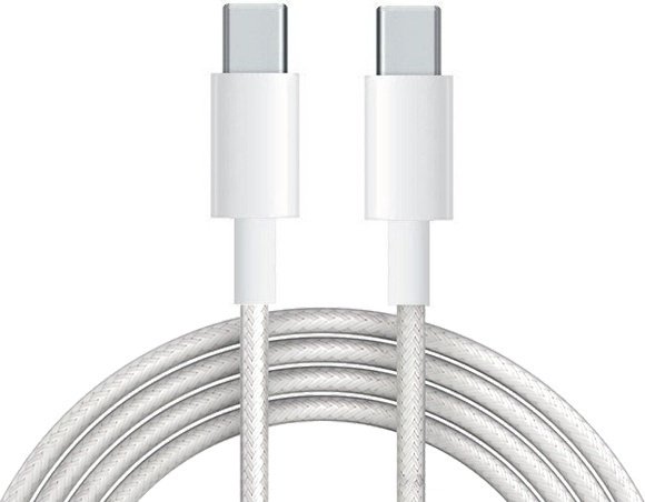 Кабель USB TypeC (M), 1 м, белый купить,595