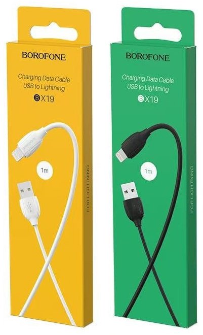 Кабель Borofone USB 2.0 (M), Lightning (M), 1 м, белый купить,722